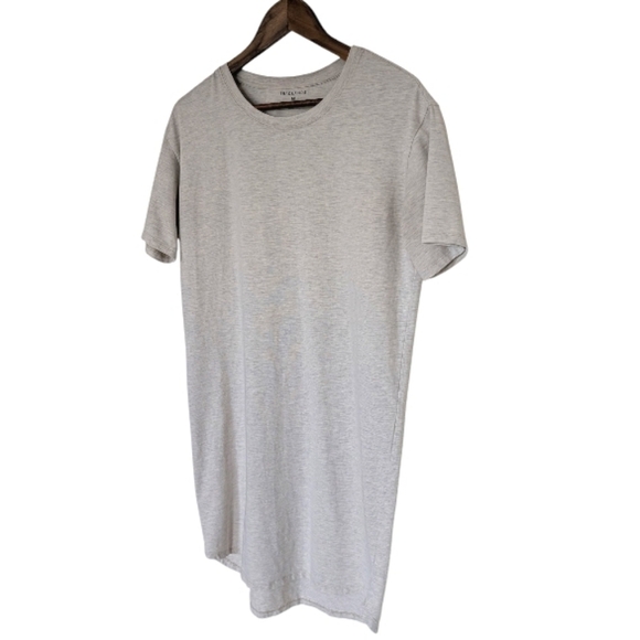 𝅺Tradlands Baja Dress Neutral Minimalist Indie Womens M Slouchy Oatmeal Cotton - Picture 5 of 9